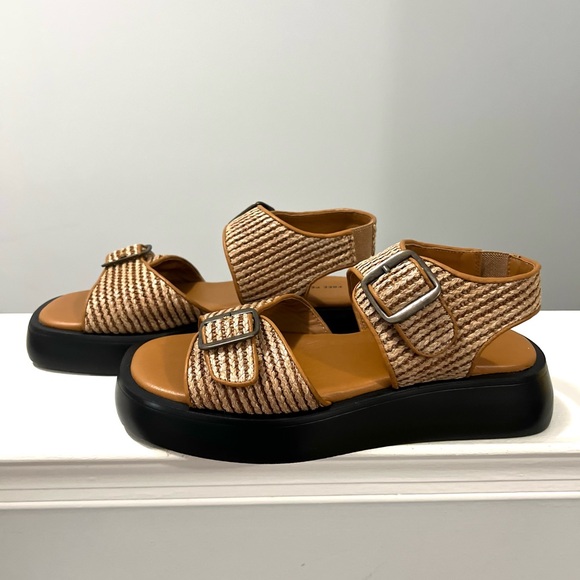 🌻🆕FREE PEOPLE Mandi Weave Sandals-Size 8 - Picture 15 of 17